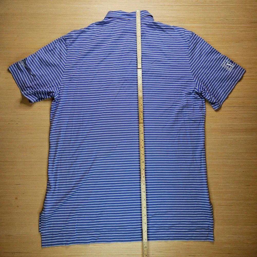 PGA Tour FedEx Cup Classic Polo Golf Ralph Lauren Mens Striped Shirt Size L - Picture 7 of 9